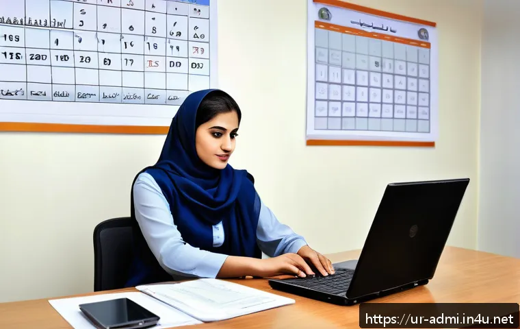 행정사 직업 만족도와 주요 불만 사항 - A professional Urdu-speaking administrative officer in a modern office setting in Pakistan, dressed ...